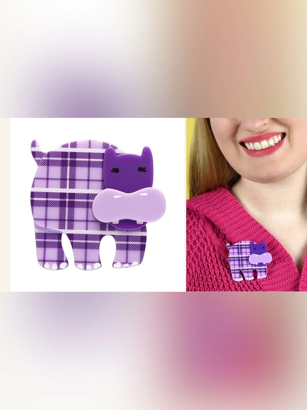 Hilda Hippo Erstwilder Brooch New in Box 2023 Fan Favourite With Gift 🎁